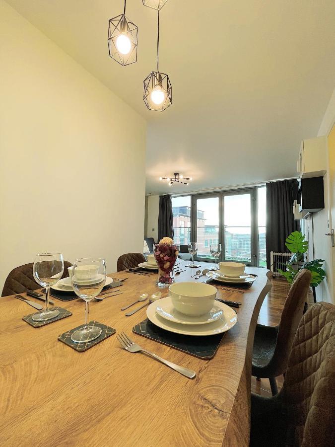 Insta-Style Penthouse With Balcony Or 2B Apartment With Balcony Birmingham City Centre Eksteriør bilde